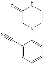 2-(3-oxopiperazin-1-yl)benzonitrile Struktur