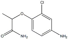 2-(4-amino-2-chlorophenoxy)propanamide Struktur