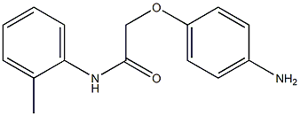 2-(4-aminophenoxy)-N-(2-methylphenyl)acetamide Struktur