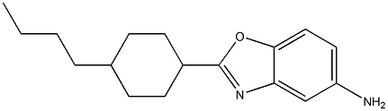 2-(4-butylcyclohexyl)-1,3-benzoxazol-5-amine Struktur