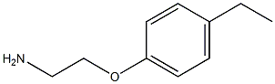 2-(4-ethylphenoxy)ethanamine Struktur