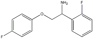 2-(4-fluorophenoxy)-1-(2-fluorophenyl)ethanamine Struktur