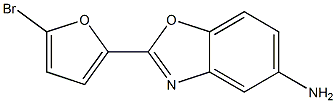 2-(5-bromo-2-furyl)-1,3-benzoxazol-5-amine Struktur