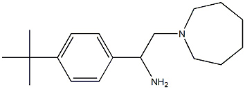 2-(azepan-1-yl)-1-(4-tert-butylphenyl)ethan-1-amine Struktur