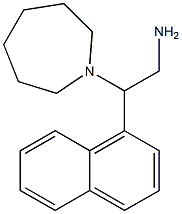 2-(azepan-1-yl)-2-(naphthalen-1-yl)ethan-1-amine Struktur