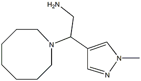 2-(azocan-1-yl)-2-(1-methyl-1H-pyrazol-4-yl)ethan-1-amine Struktur