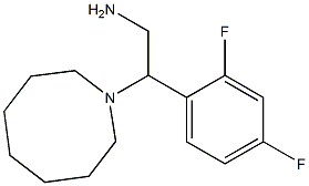 2-(azocan-1-yl)-2-(2,4-difluorophenyl)ethan-1-amine Struktur