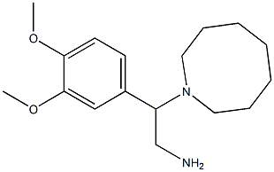 2-(azocan-1-yl)-2-(3,4-dimethoxyphenyl)ethan-1-amine Struktur