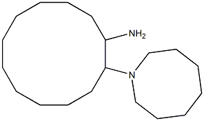 2-(azocan-1-yl)cyclododecan-1-amine Struktur