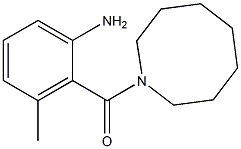 2-(azocan-1-ylcarbonyl)-3-methylaniline Struktur