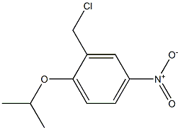 2-(chloromethyl)-4-nitro-1-(propan-2-yloxy)benzene Struktur