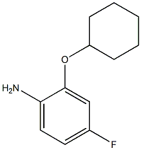 2-(cyclohexyloxy)-4-fluoroaniline Struktur