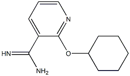 2-(cyclohexyloxy)pyridine-3-carboximidamide Struktur