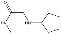 2-(cyclopentylamino)-N-methylacetamide Struktur