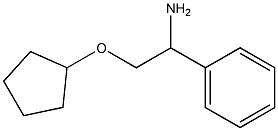 2-(cyclopentyloxy)-1-phenylethanamine Struktur