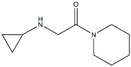 2-(cyclopropylamino)-1-(piperidin-1-yl)ethan-1-one Struktur