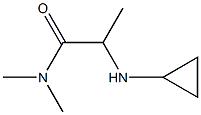 2-(cyclopropylamino)-N,N-dimethylpropanamide Struktur