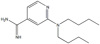 2-(dibutylamino)pyridine-4-carboximidamide Struktur