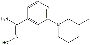 2-(dipropylamino)-N'-hydroxypyridine-4-carboximidamide Struktur