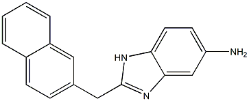 2-(naphthalen-2-ylmethyl)-1H-1,3-benzodiazol-5-amine Struktur