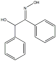 2-(N-hydroxyimino)-1,2-diphenylethan-1-ol Struktur