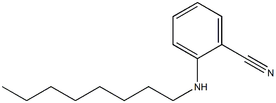 2-(octylamino)benzonitrile Struktur