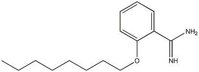 2-(octyloxy)benzene-1-carboximidamide Struktur