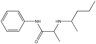 2-(pentan-2-ylamino)-N-phenylpropanamide Struktur