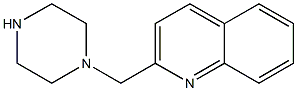 2-(piperazin-1-ylmethyl)quinoline Struktur