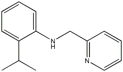 2-(propan-2-yl)-N-(pyridin-2-ylmethyl)aniline Struktur