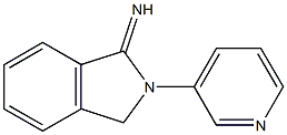 2-(pyridin-3-yl)-2,3-dihydro-1H-isoindol-1-imine Struktur