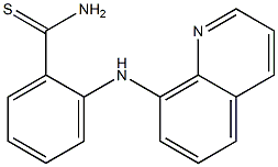 2-(quinolin-8-ylamino)benzene-1-carbothioamide Struktur