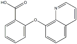 2-(quinolin-8-yloxy)benzoic acid Struktur