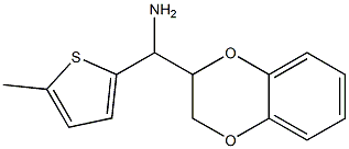 2,3-dihydro-1,4-benzodioxin-2-yl(5-methylthiophen-2-yl)methanamine Struktur