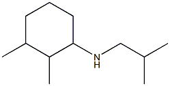 2,3-dimethyl-N-(2-methylpropyl)cyclohexan-1-amine Struktur