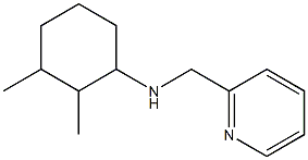 2,3-dimethyl-N-(pyridin-2-ylmethyl)cyclohexan-1-amine Struktur