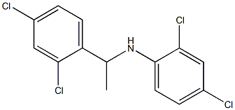 2,4-dichloro-N-[1-(2,4-dichlorophenyl)ethyl]aniline Struktur