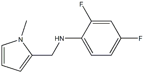 2,4-difluoro-N-[(1-methyl-1H-pyrrol-2-yl)methyl]aniline Struktur