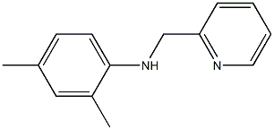 2,4-dimethyl-N-(pyridin-2-ylmethyl)aniline Struktur