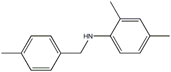 2,4-dimethyl-N-[(4-methylphenyl)methyl]aniline Struktur