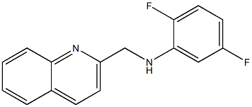 2,5-difluoro-N-(quinolin-2-ylmethyl)aniline Struktur