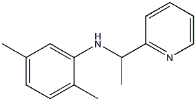 2,5-dimethyl-N-[1-(pyridin-2-yl)ethyl]aniline Struktur