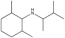 2,6-dimethyl-N-(3-methylbutan-2-yl)cyclohexan-1-amine Struktur