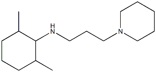 2,6-dimethyl-N-[3-(piperidin-1-yl)propyl]cyclohexan-1-amine Struktur