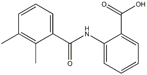 2-[(2,3-dimethylbenzoyl)amino]benzoic acid Struktur