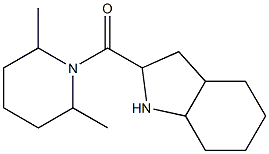 2-[(2,6-dimethylpiperidin-1-yl)carbonyl]octahydro-1H-indole Struktur