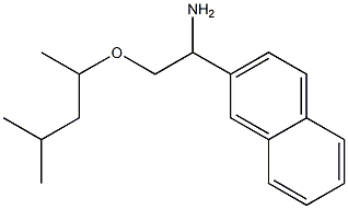 2-[(4-methylpentan-2-yl)oxy]-1-(naphthalen-2-yl)ethan-1-amine Struktur