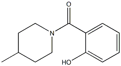 2-[(4-methylpiperidin-1-yl)carbonyl]phenol Struktur