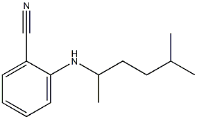 2-[(5-methylhexan-2-yl)amino]benzonitrile Struktur