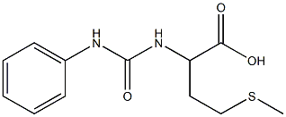 2-[(anilinocarbonyl)amino]-4-(methylthio)butanoic acid Struktur